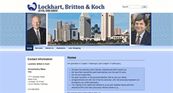 Desktop Screenshot of lockhartandbrittonlamesaca.com